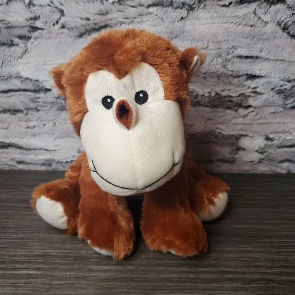 A & A Global Industries 10 in. Stuffed Animal Plush Brown Monkey w/ Cute Ears